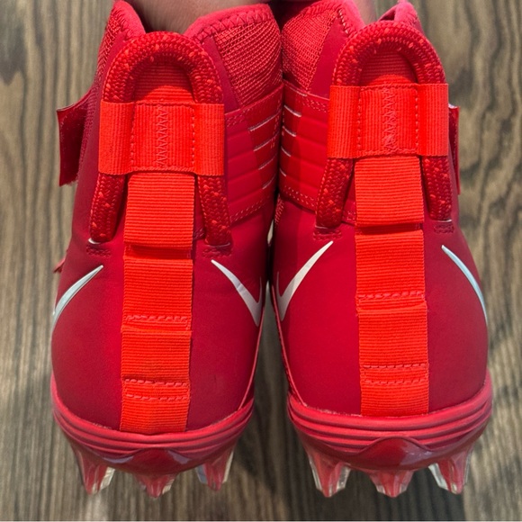 Size 11.5 Nike Force Savage Elite 2 TD Football Cleats Red AH3999-600 NEW main image 4